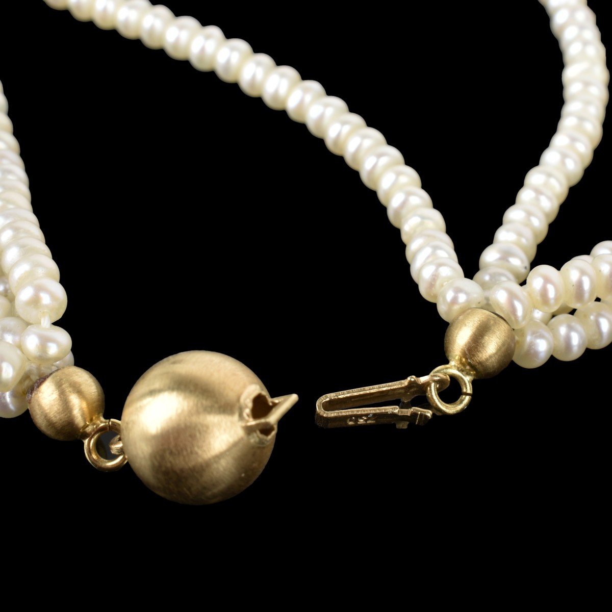 Pearl and 18K Necklace