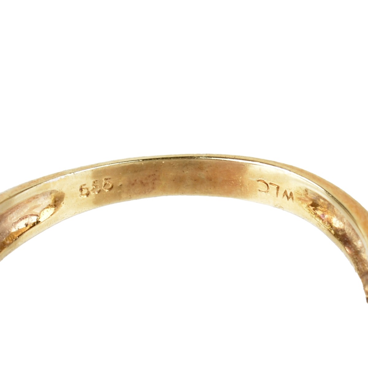 Pearl, Diamond and 14K Ring