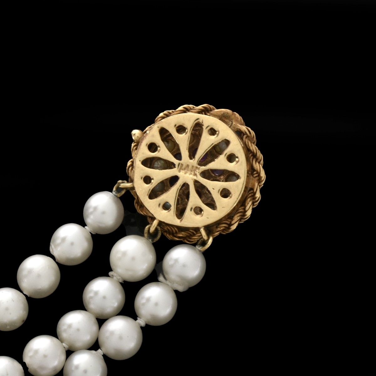 Pearl, Ruby and 14K Bracelet