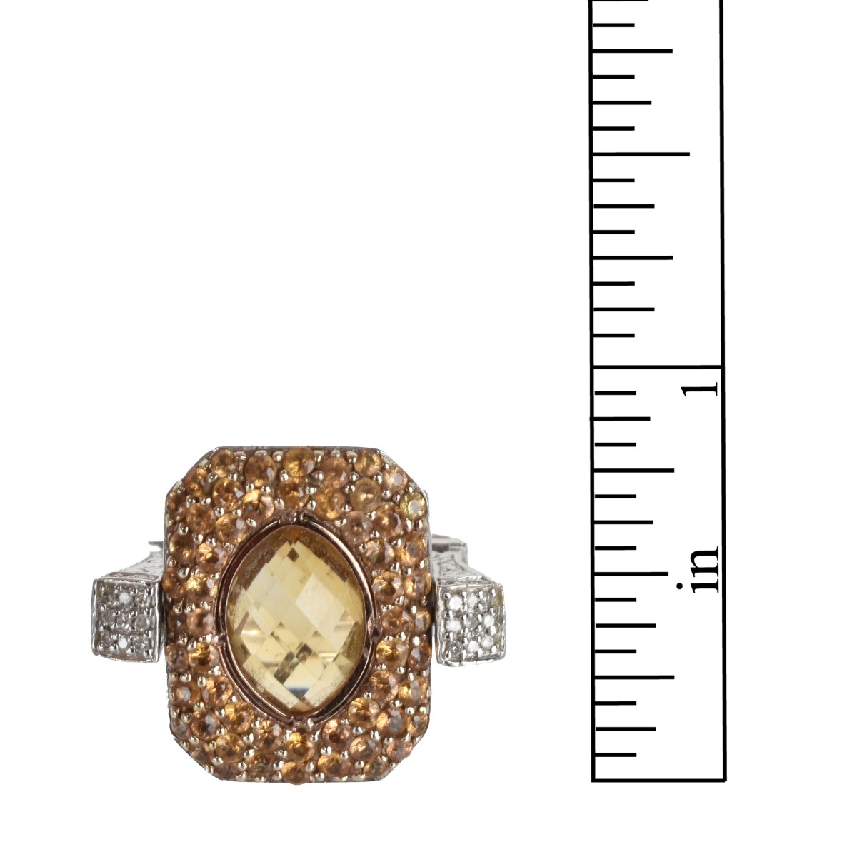 Gemstone Ring and 14K Ring