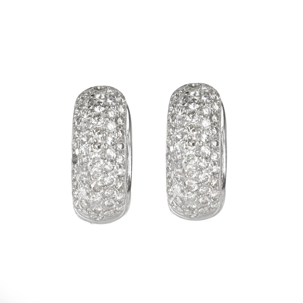 Diamond and 18K Earrings.