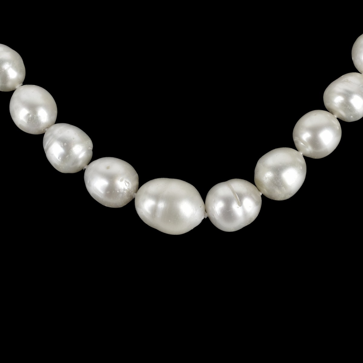 Pearl, Diamond and 18K Necklace