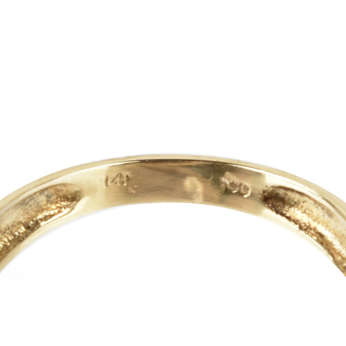 Quartz, Diamond and 14K Ring