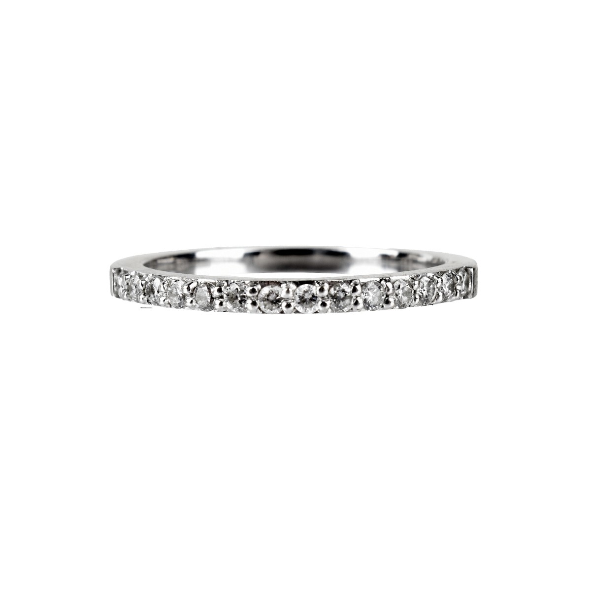 Diamond and 18K Band