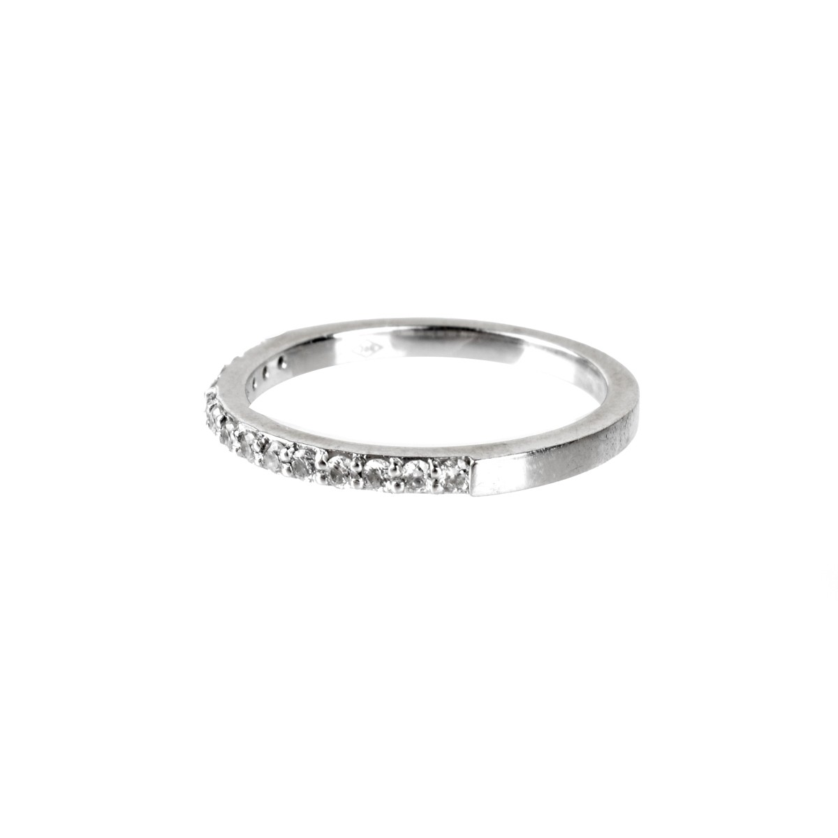 Diamond and 18K Band
