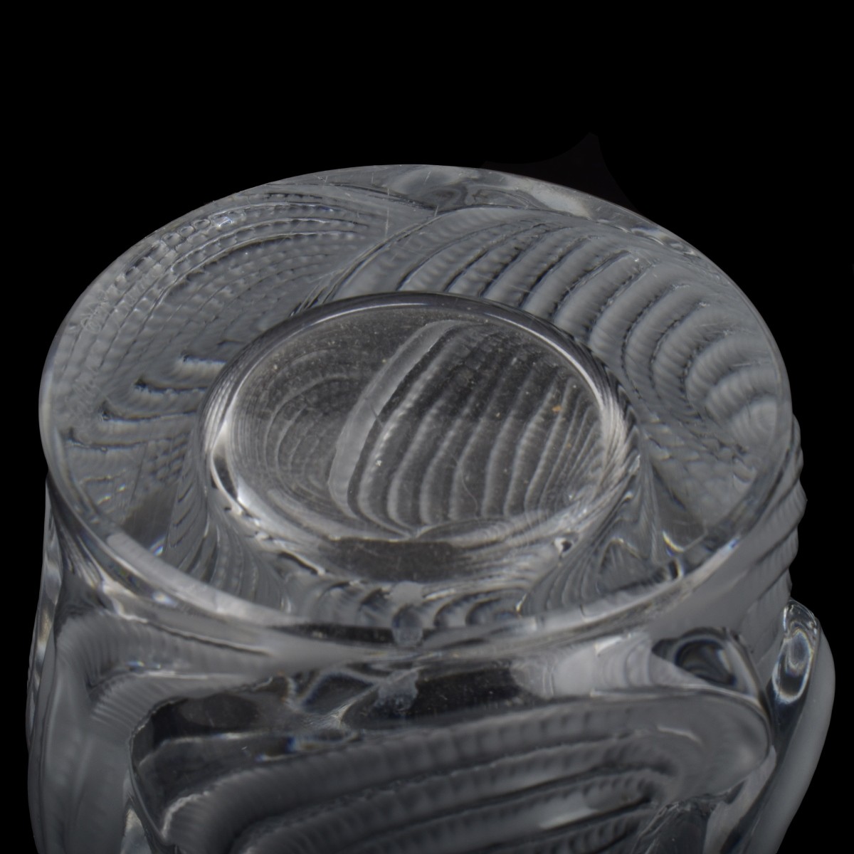 Lalique "Sertella" Crystal Vase