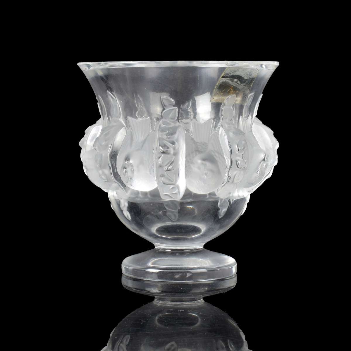 Vintage Lalique France "Dampierre" Crystal Vase