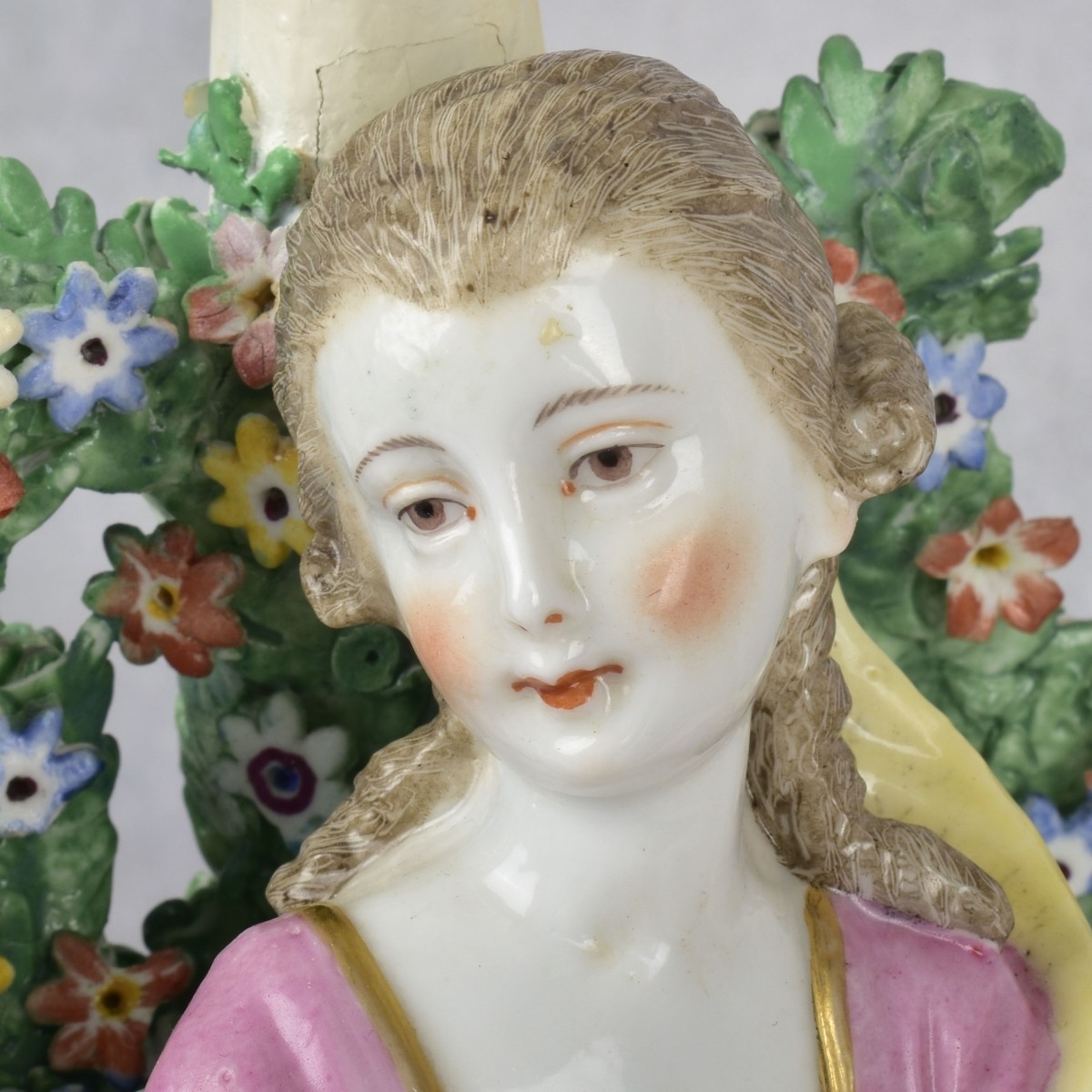 Chelsea Edwardian Figural Candlesticks