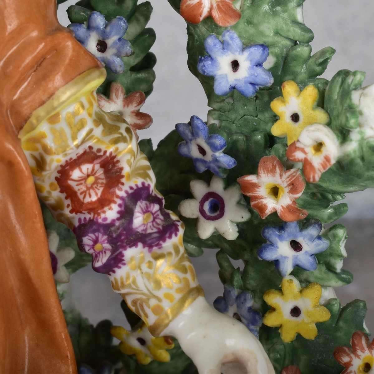 Chelsea Edwardian Figural Candlesticks