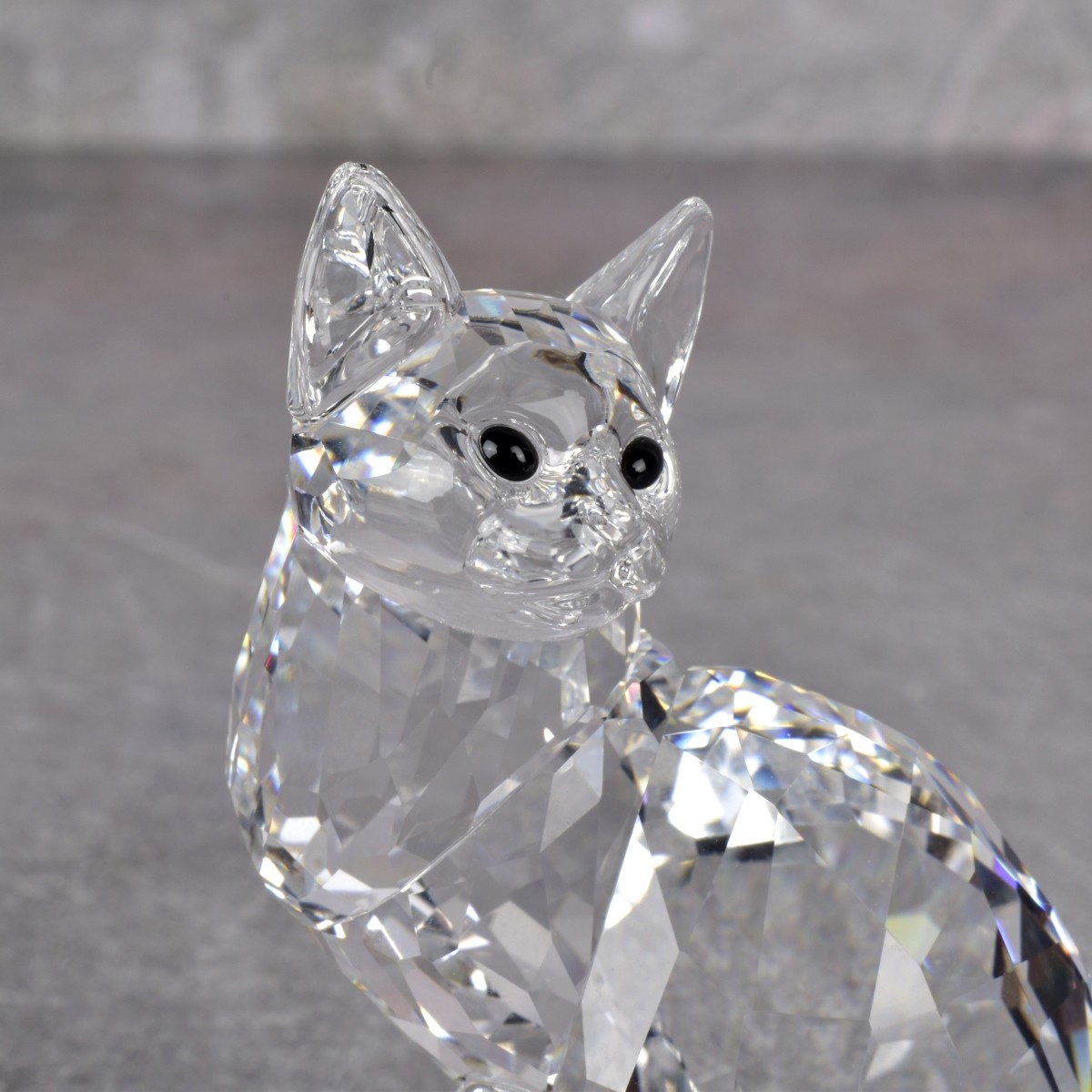 Swarovski Crystal Cat Figurines