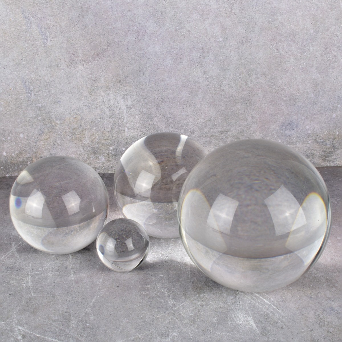 Decorative Clear Crystal Glass Spheres