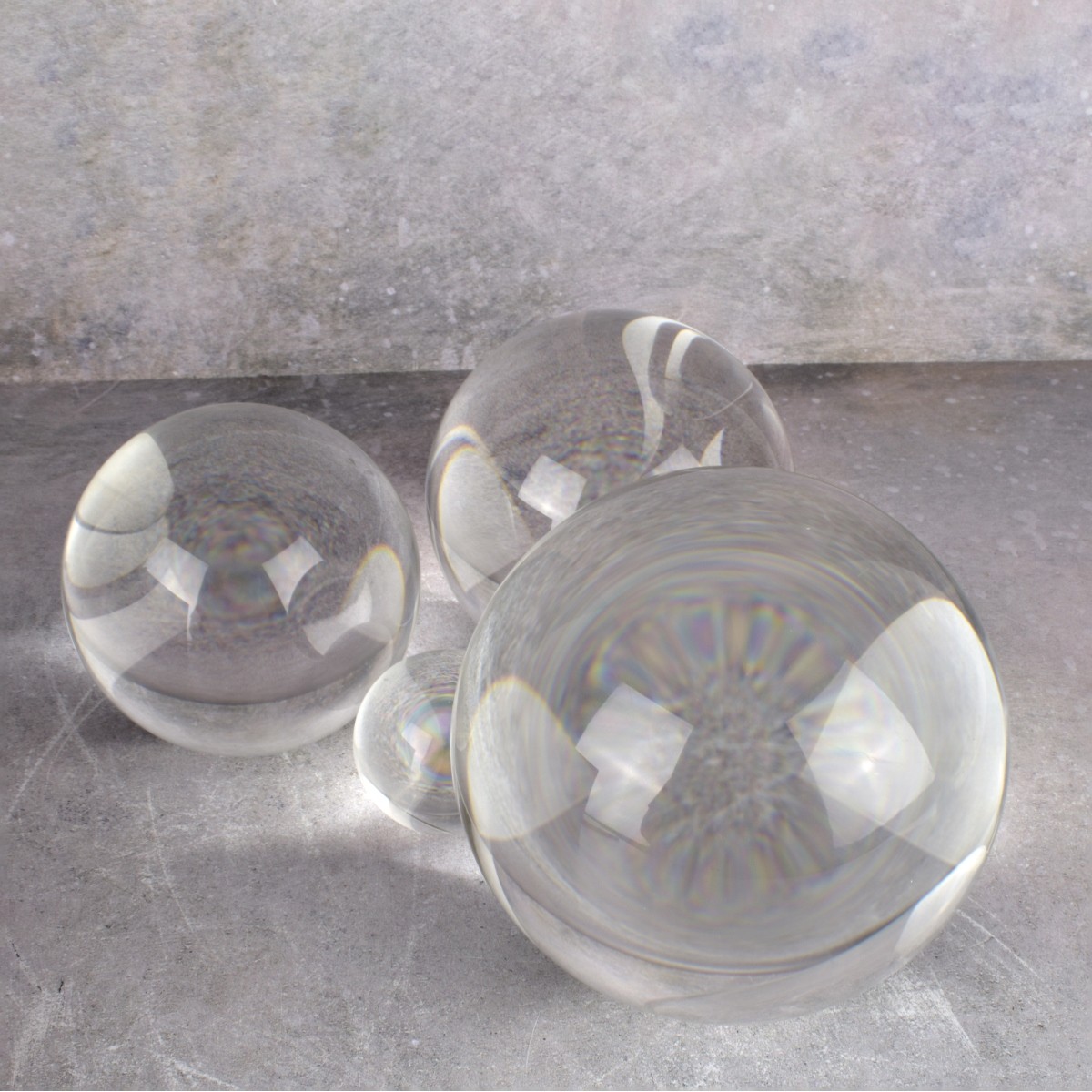 Decorative Clear Crystal Glass Spheres
