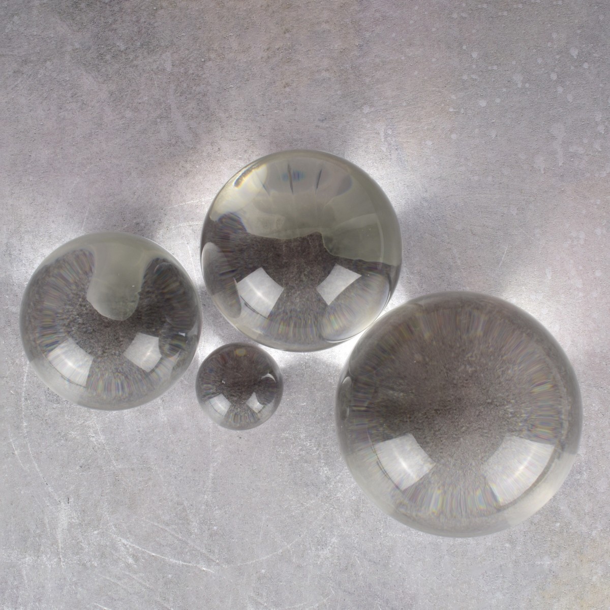 Decorative Clear Crystal Glass Spheres