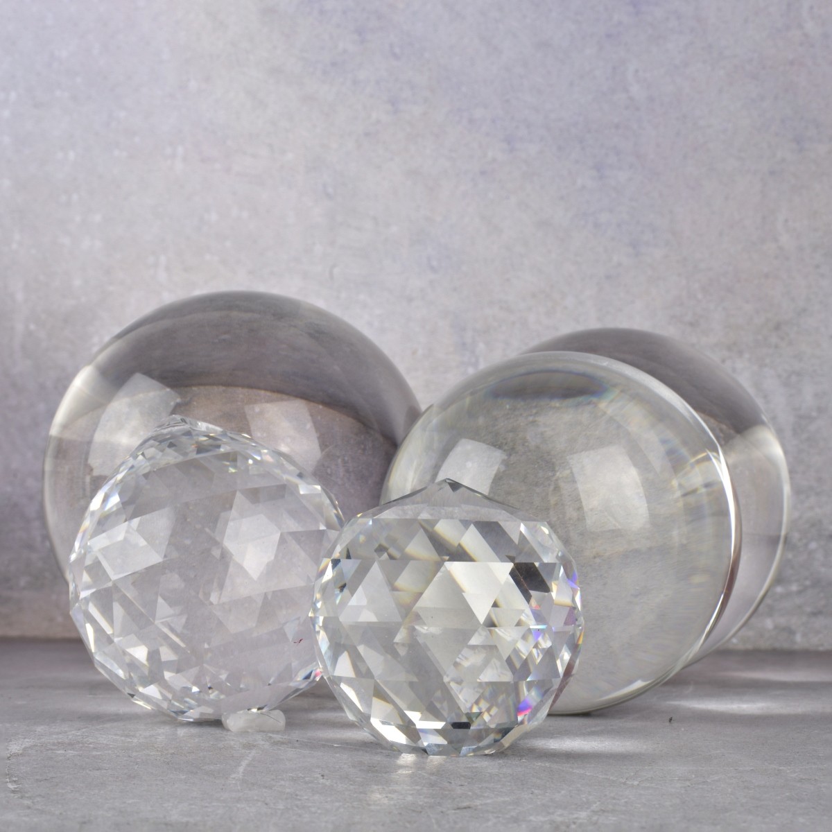 Decorative Clear Crystal Glass Spheres