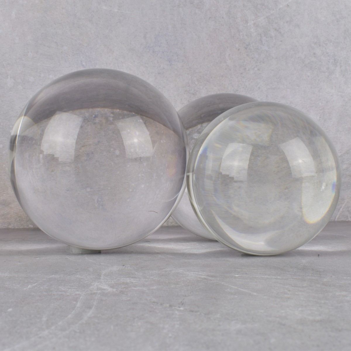 Decorative Clear Crystal Glass Spheres