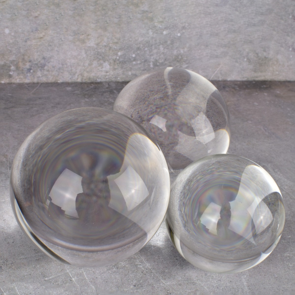 Decorative Clear Crystal Glass Spheres