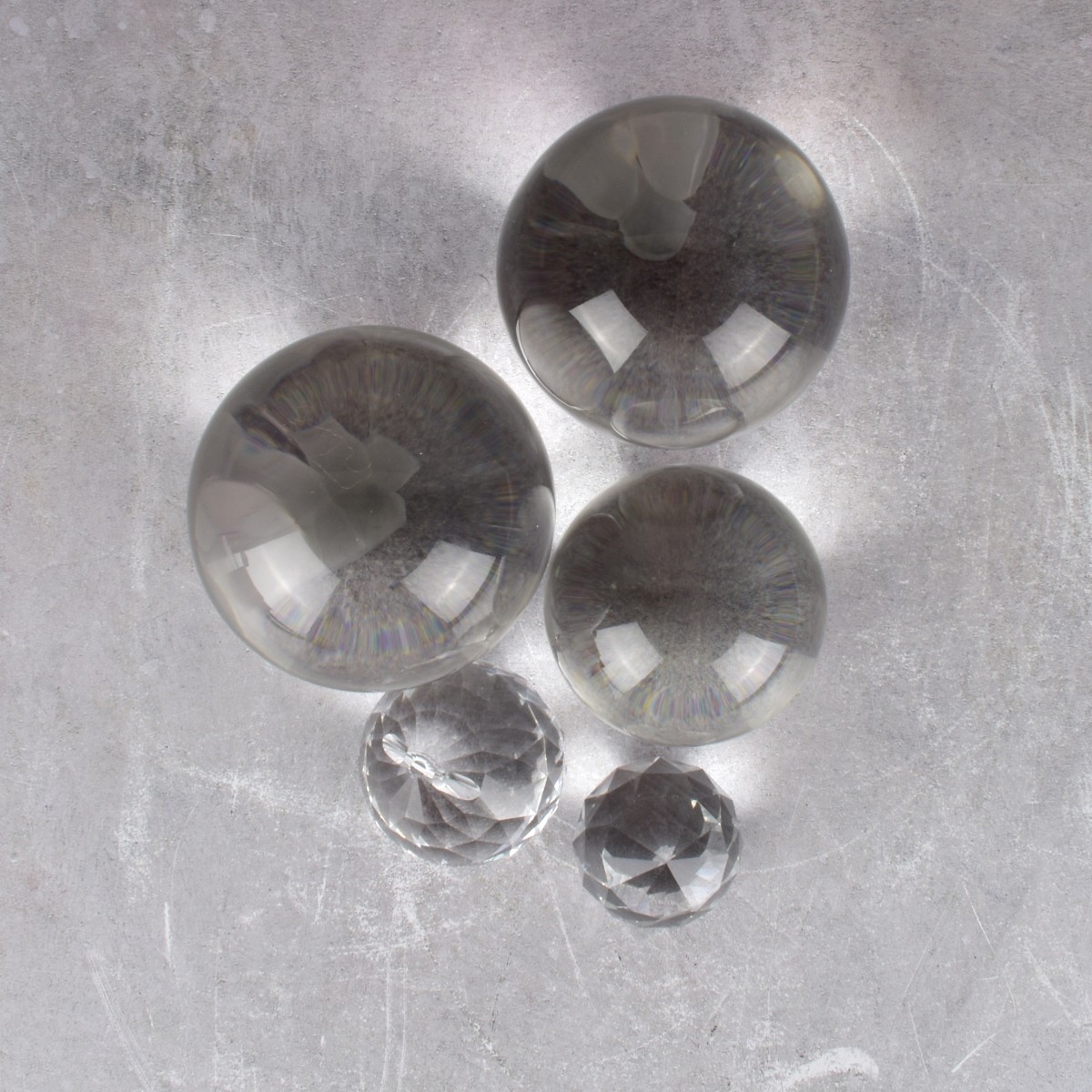 Decorative Clear Crystal Glass Spheres