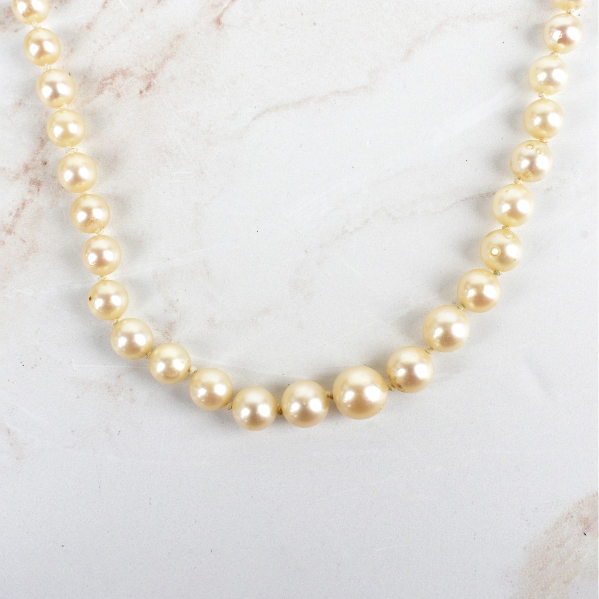 Pearl and 14K Necklace
