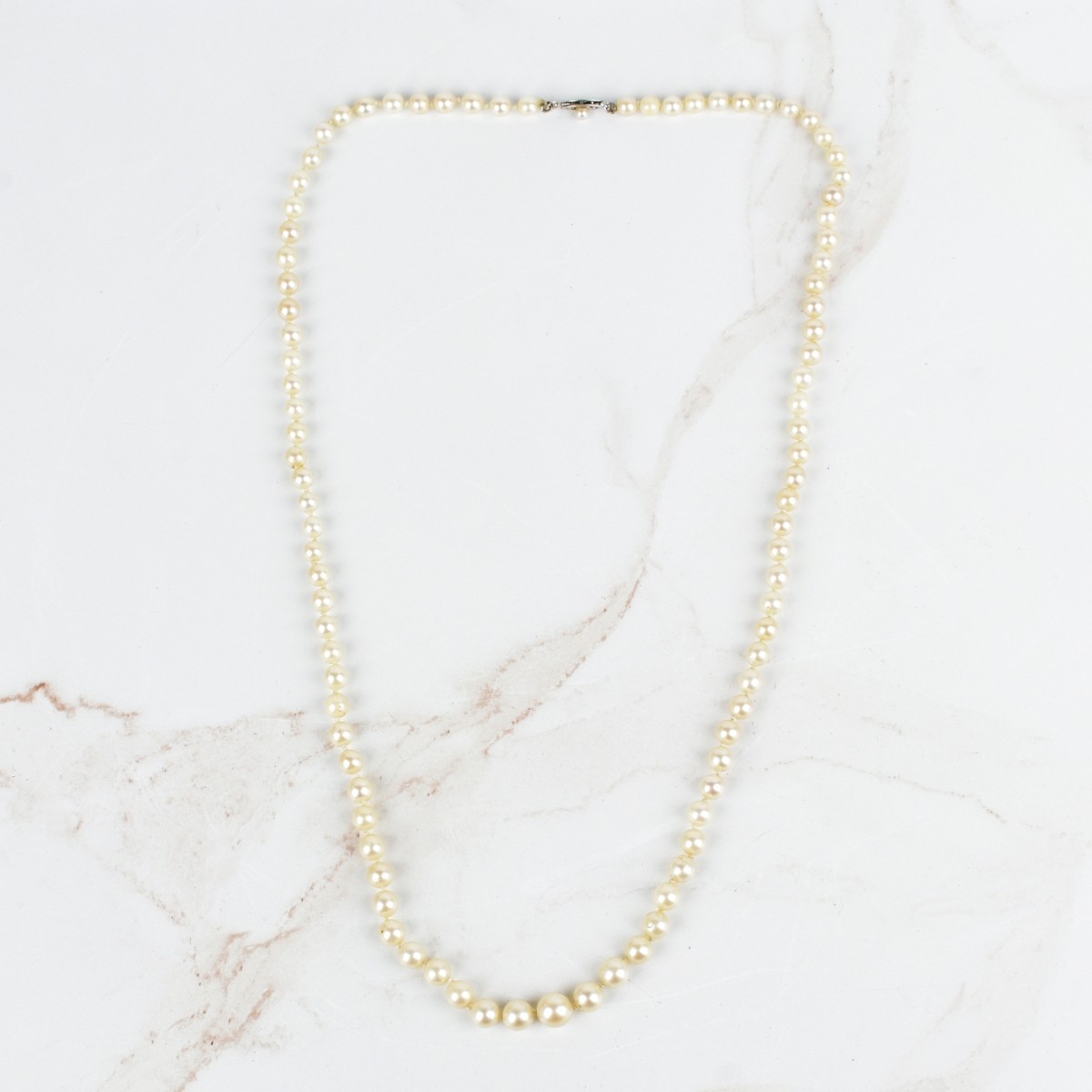 Pearl and 14K Necklace