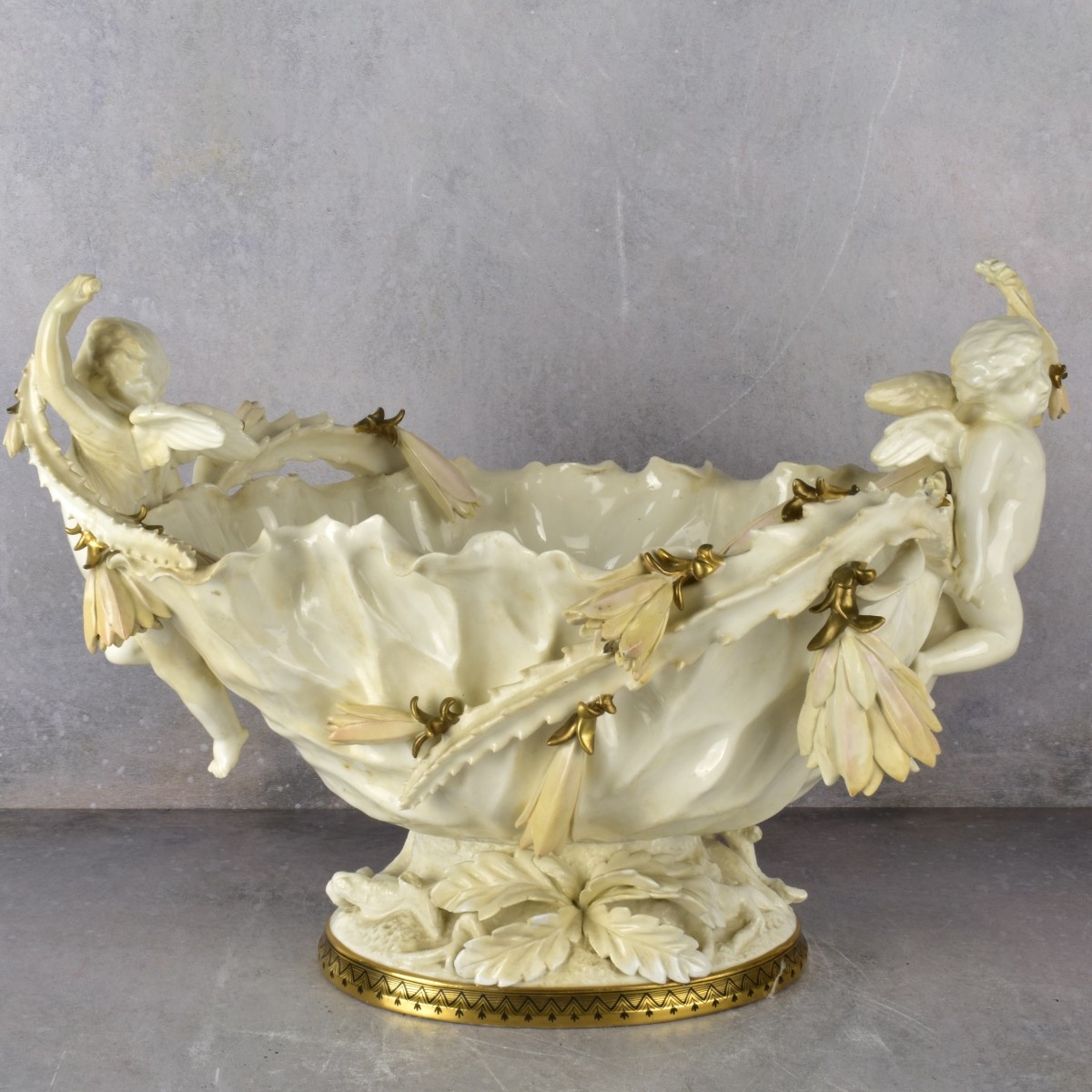 Large 19th Century Moore Brothers Bowl