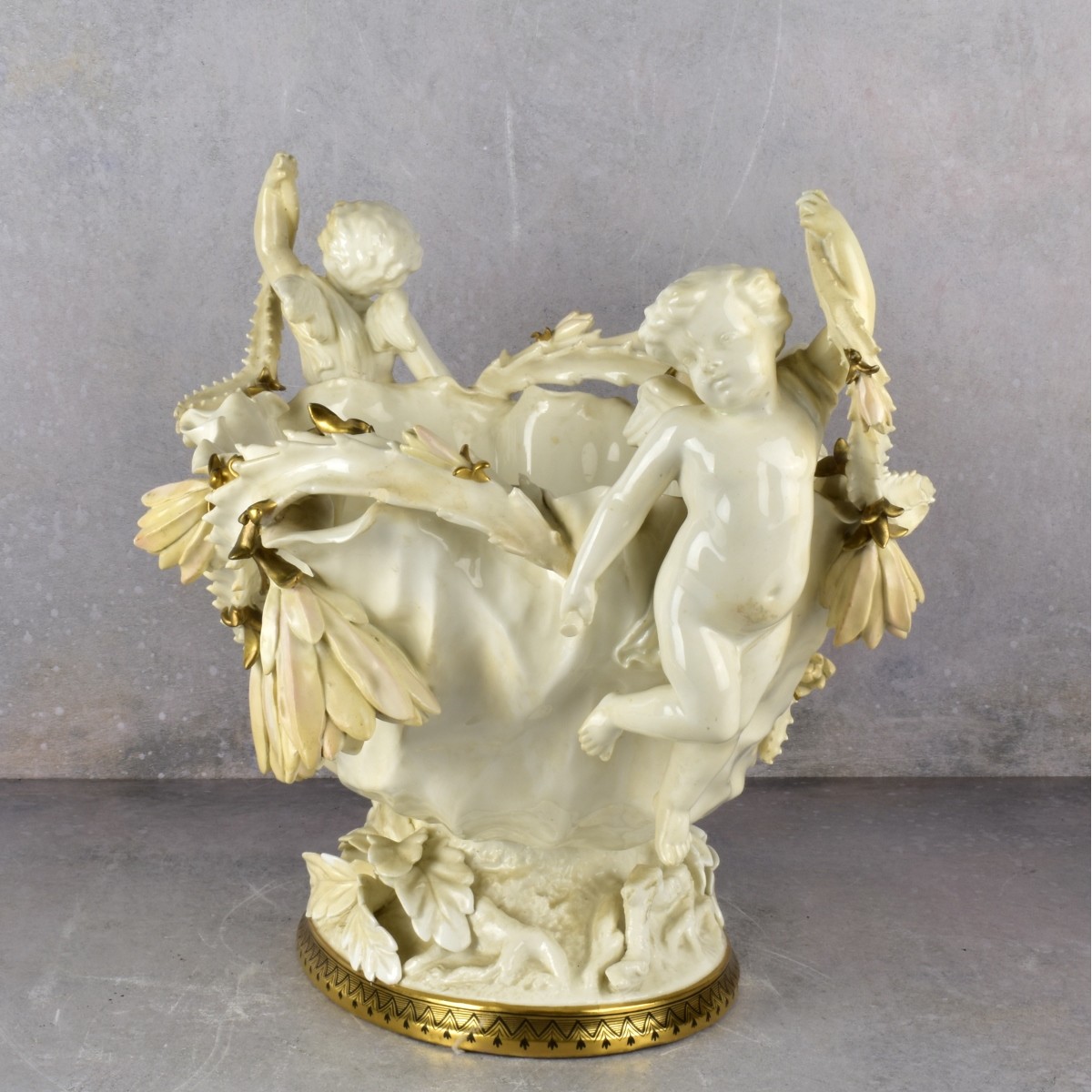 Large 19th Century Moore Brothers Bowl