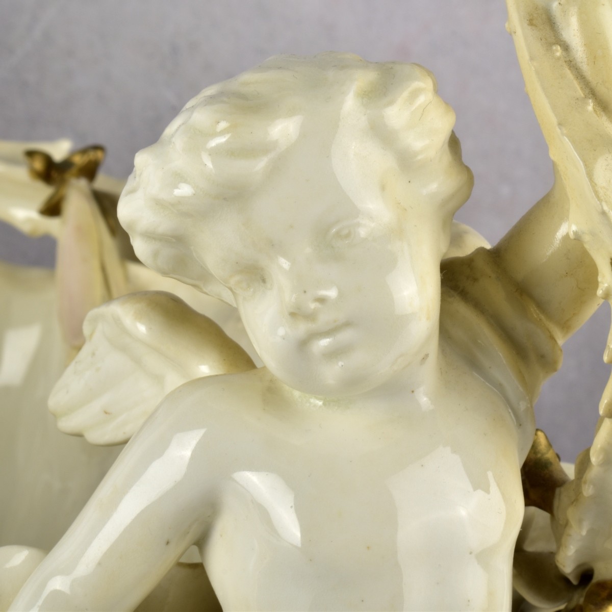 Large 19th Century Moore Brothers Bowl