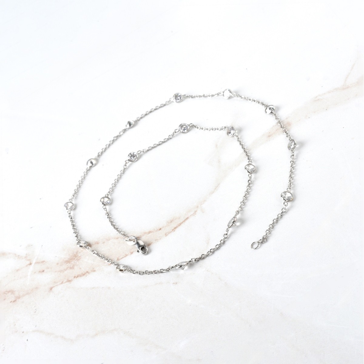 CZ and 14K Necklace