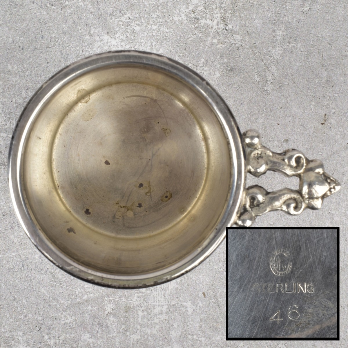 Sterling Silver Nut Cups and Salt Cellar Bowls