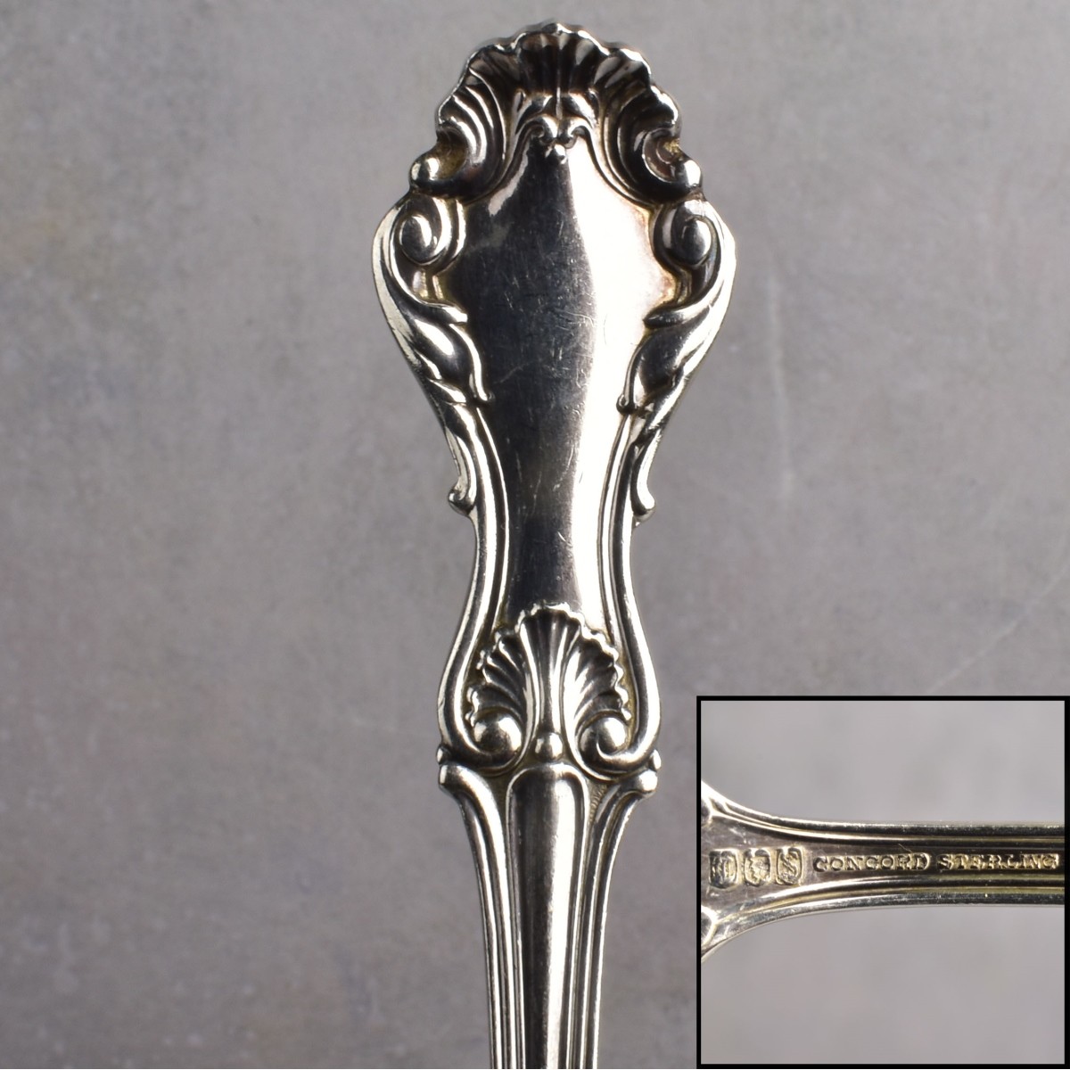 Concord "Georgian Shell" Serving Fork and Spoon