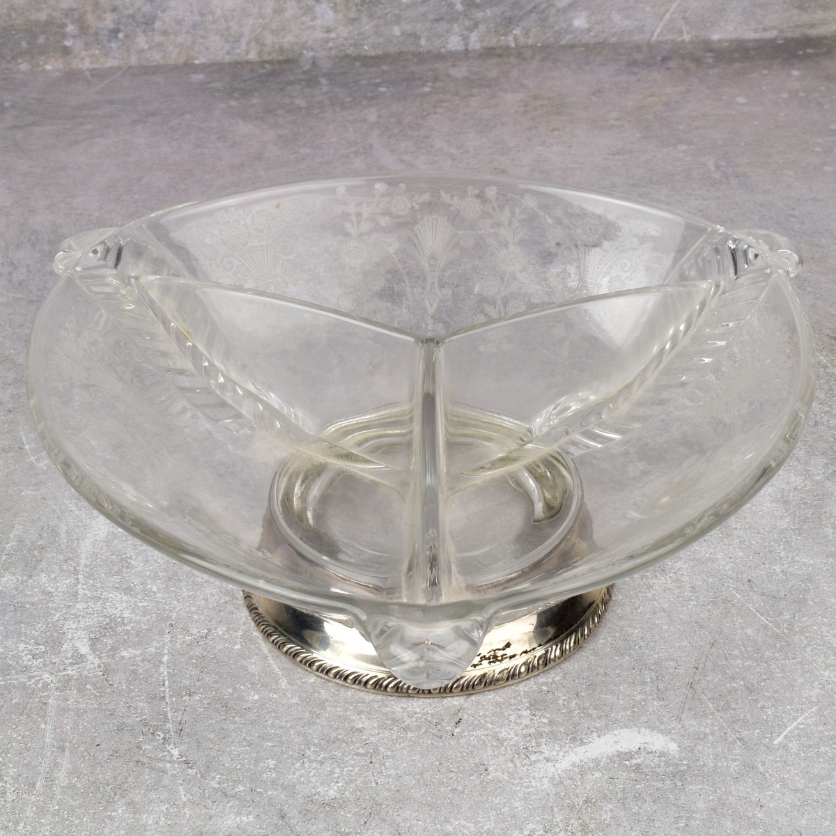 Vintage Sterling Silver Divided Bowls