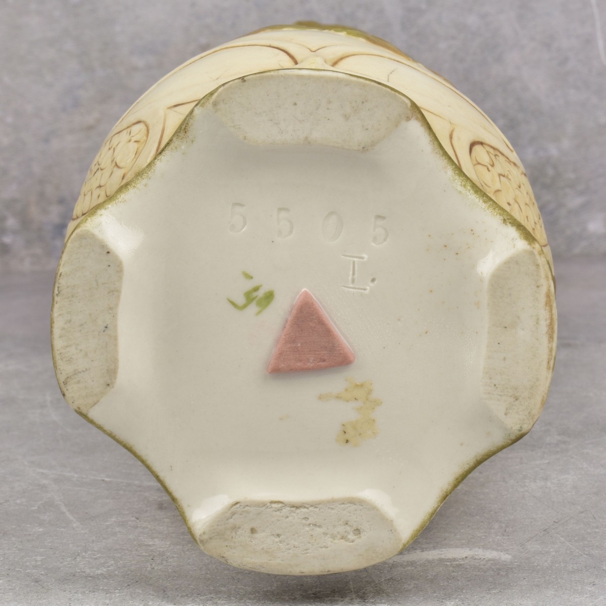 Antique Royal Dux Rococo Porcelain Vase