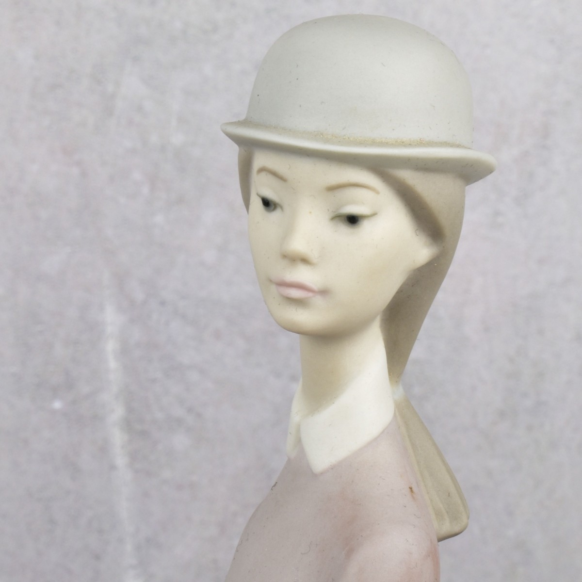 Lladro Bisque Figure of an Elegant Woman