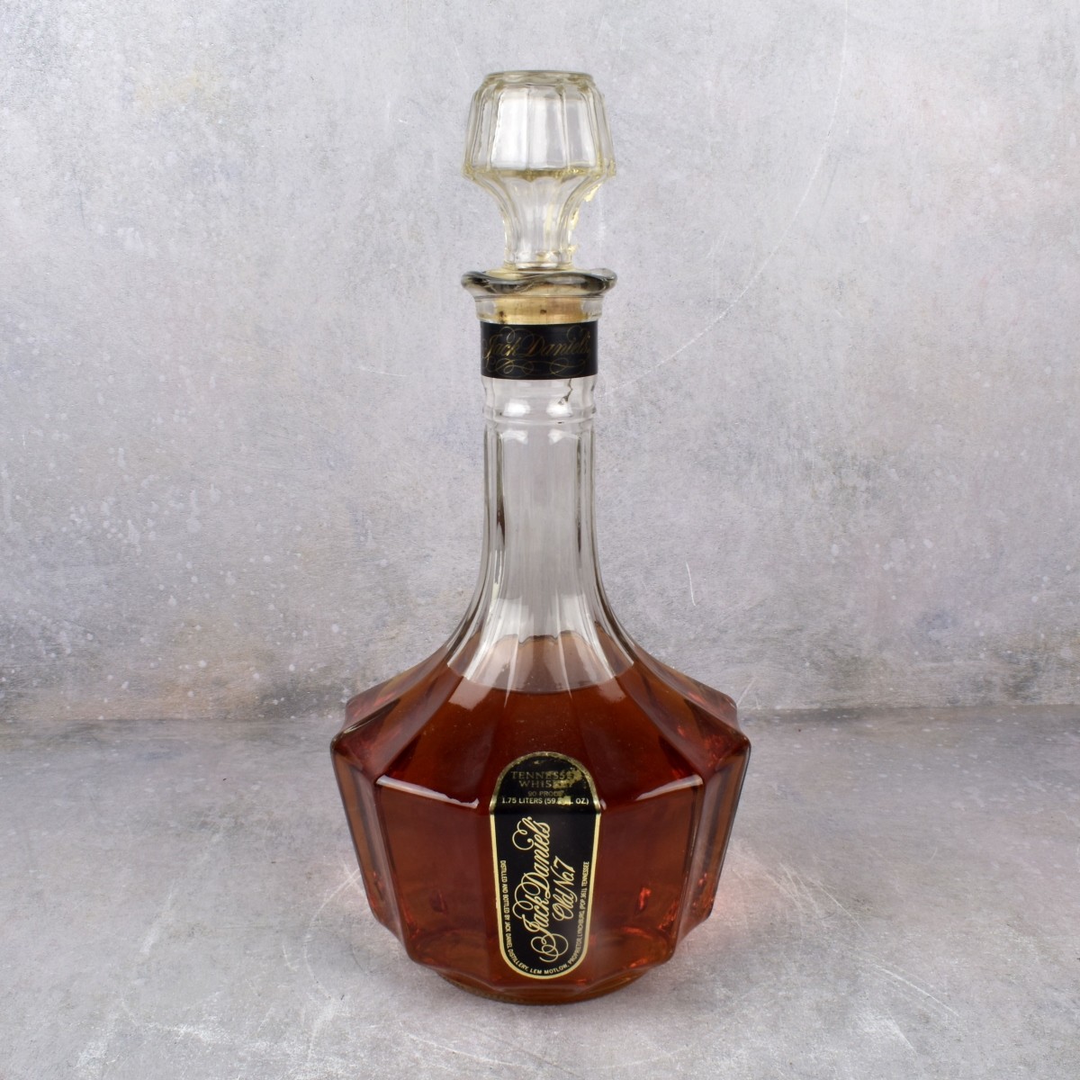 Vintage Engraved Jack Daniels "Silver Coronet"