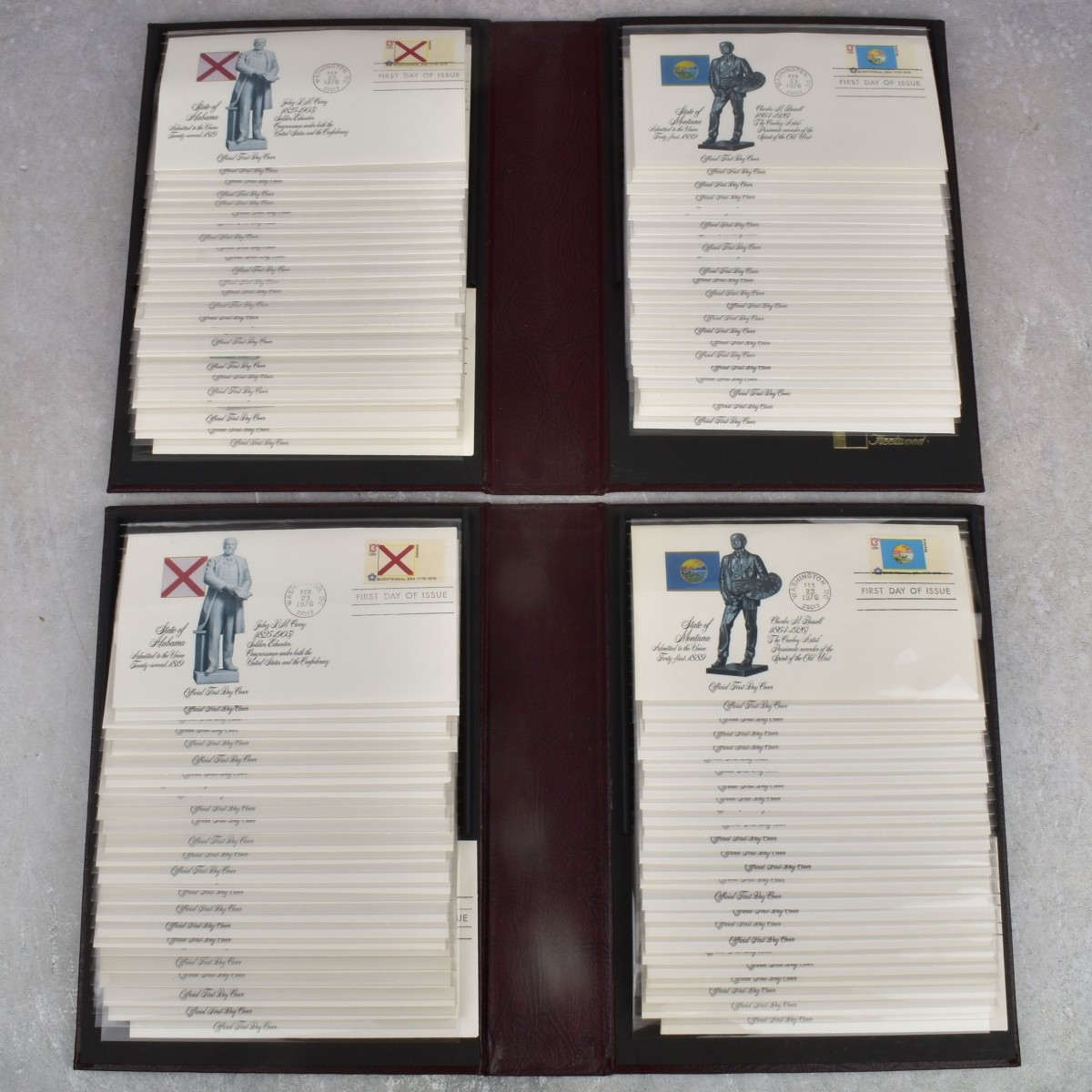 The Flags Of The Fifty States First Day Covers