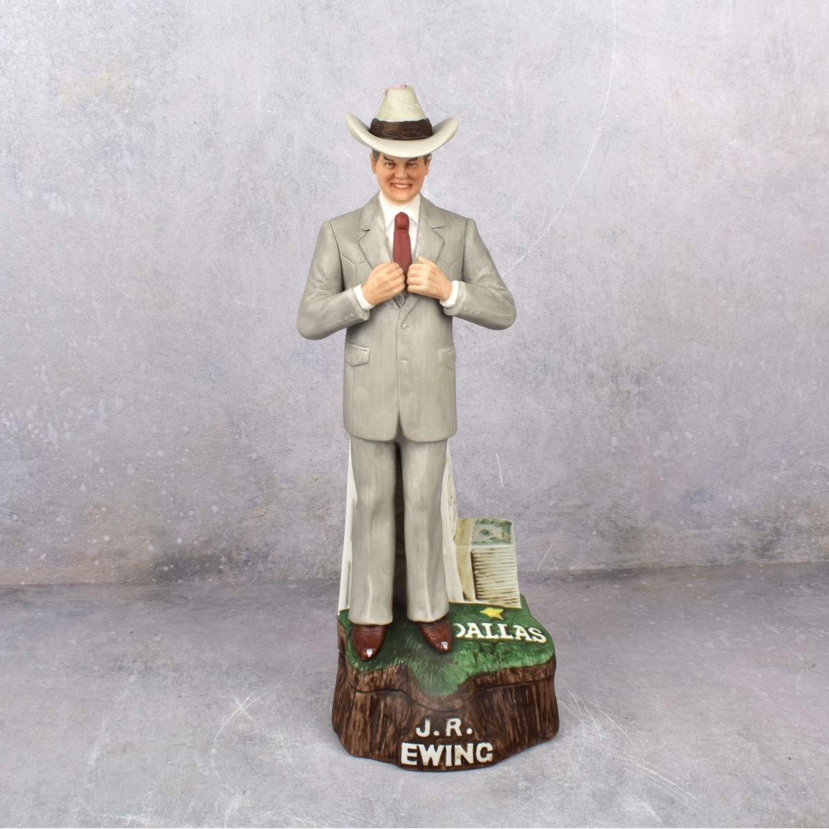 J.R. Ewing Dallas Musical Decanter