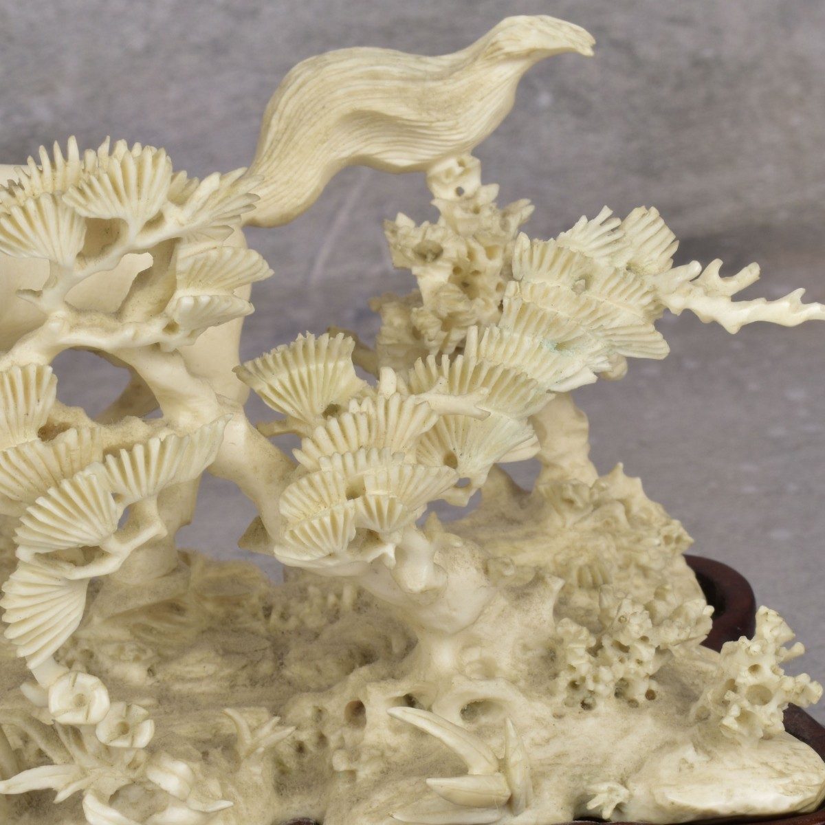 Antique Chinese Carved Figure of Running Horses