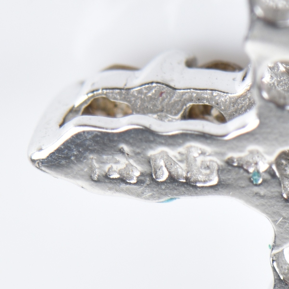 Diamond and 14K Cross Pendant