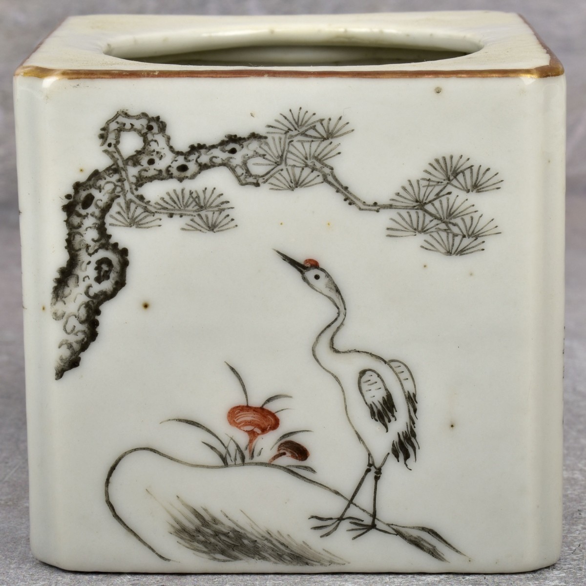 Chinese Porcelain Famille Rose Brush Pots