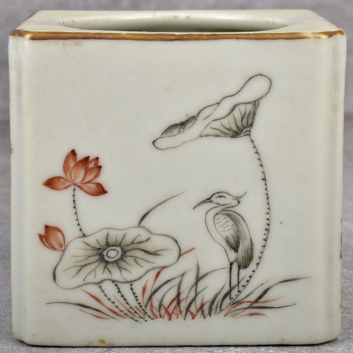 Chinese Porcelain Famille Rose Brush Pots