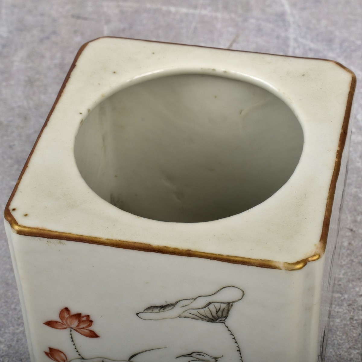 Chinese Porcelain Famille Rose Brush Pots