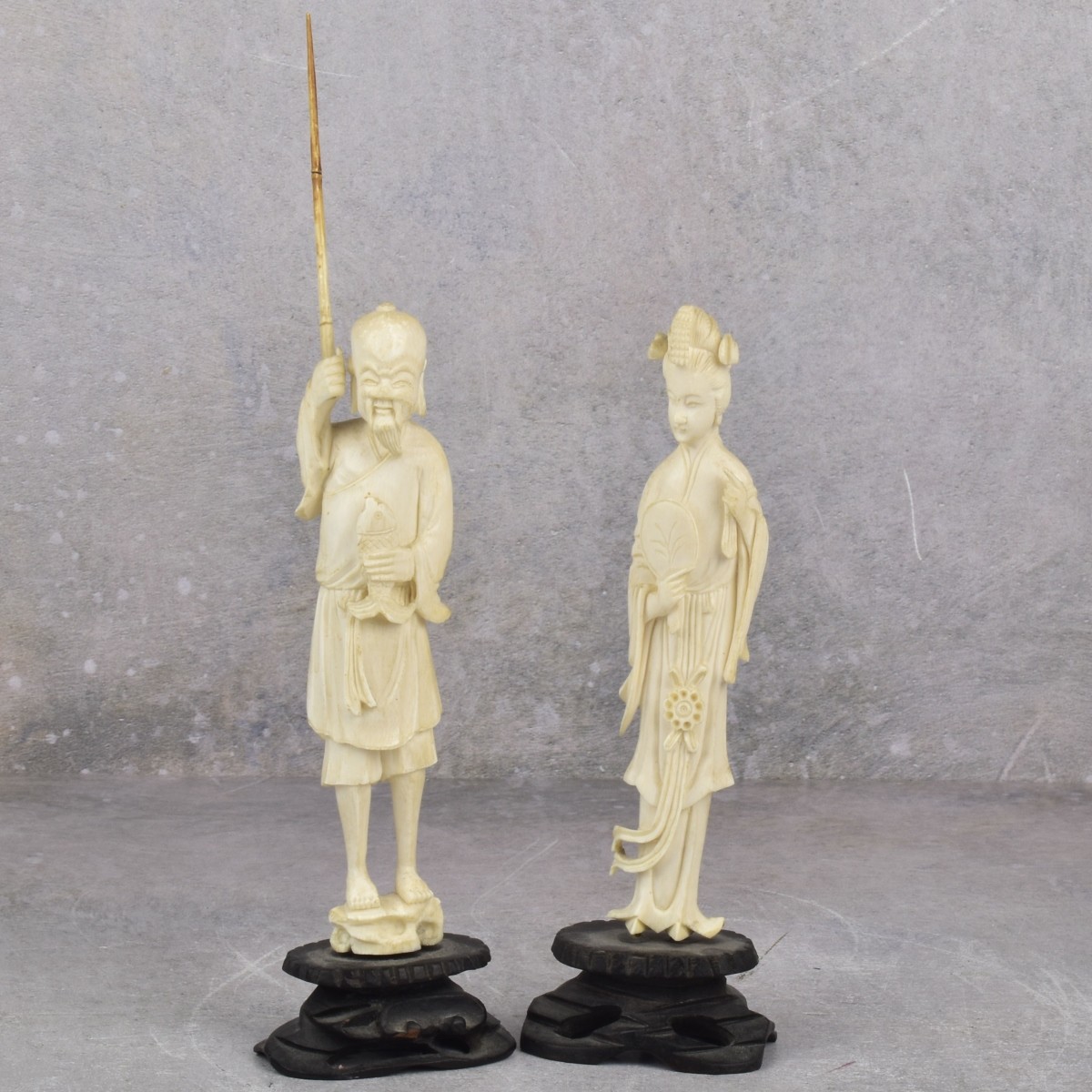 Carved Chinese Figures