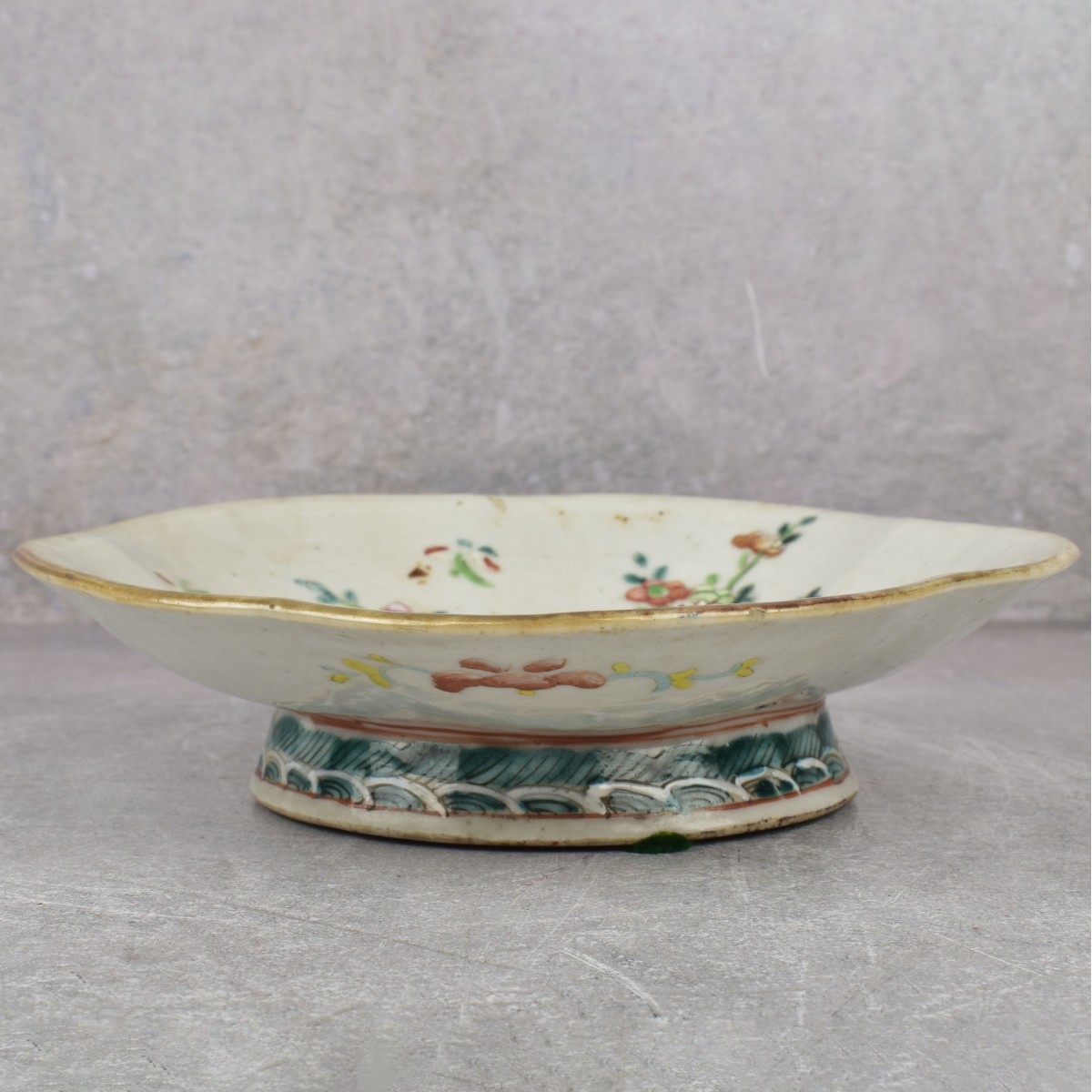 Vintage Chinese Famille Verte Porcelain Dishes