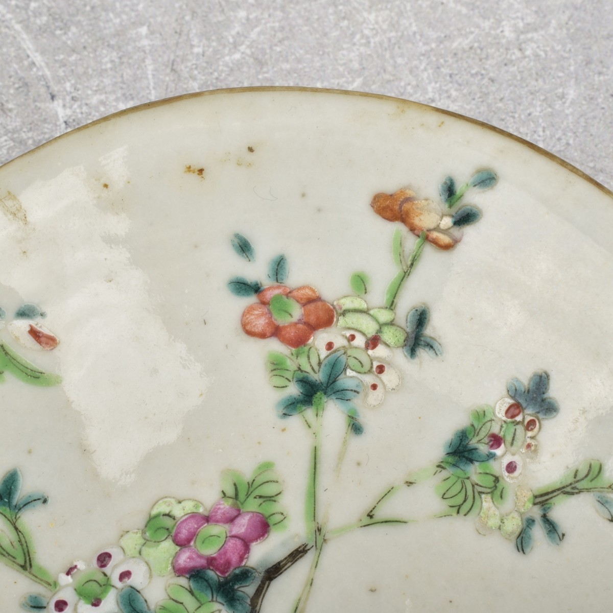 Vintage Chinese Famille Verte Porcelain Dishes