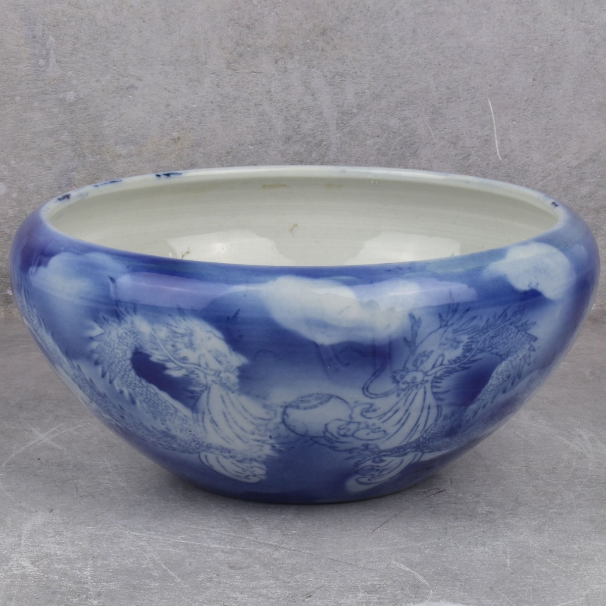 Vintage Chinese Blue and White Porcelain Bowl