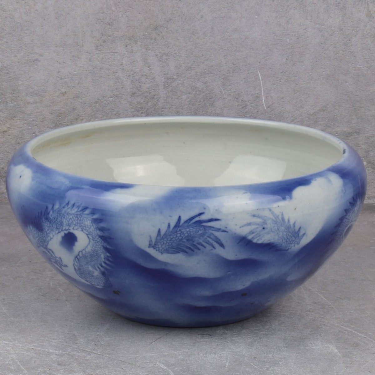 Vintage Chinese Blue and White Porcelain Bowl