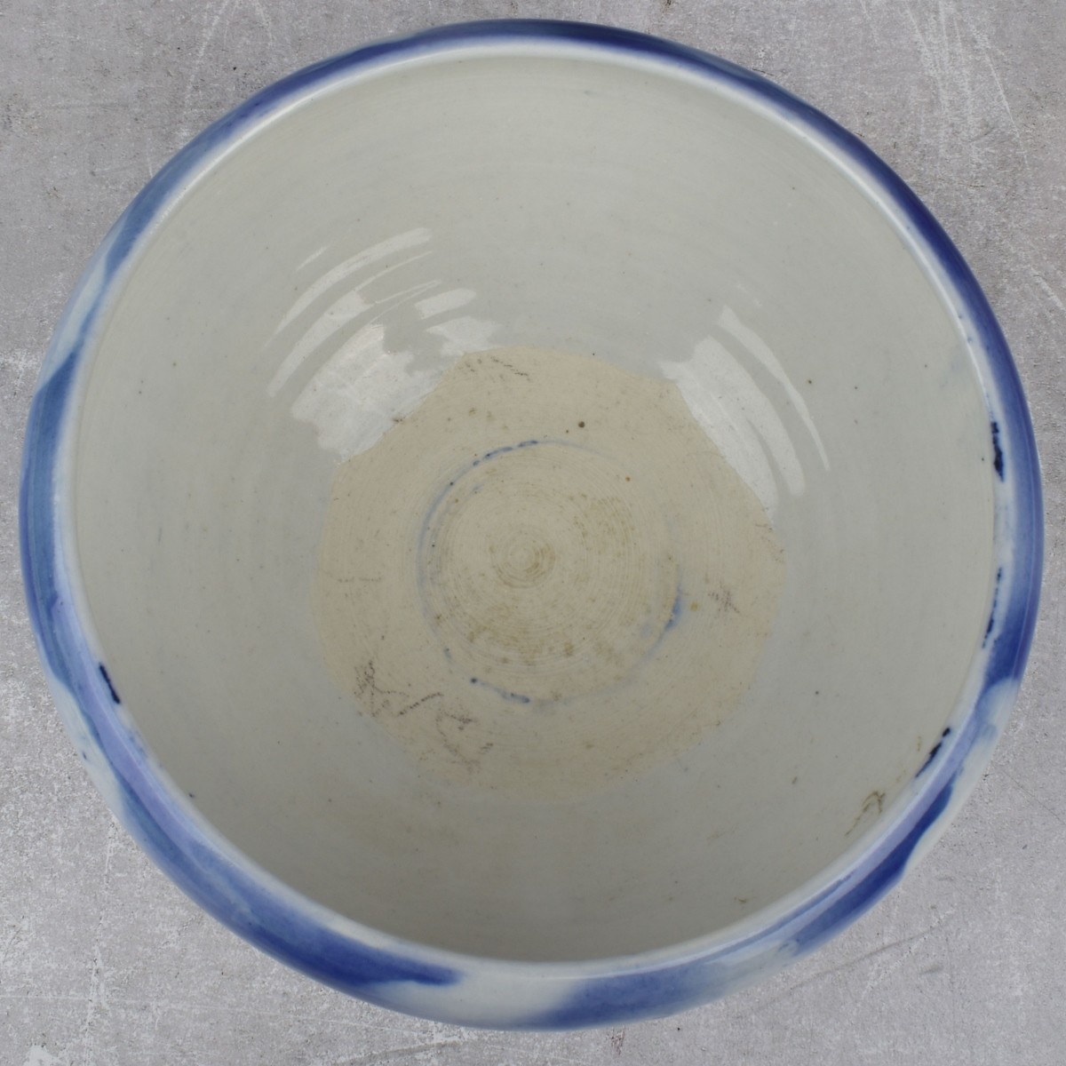 Vintage Chinese Blue and White Porcelain Bowl