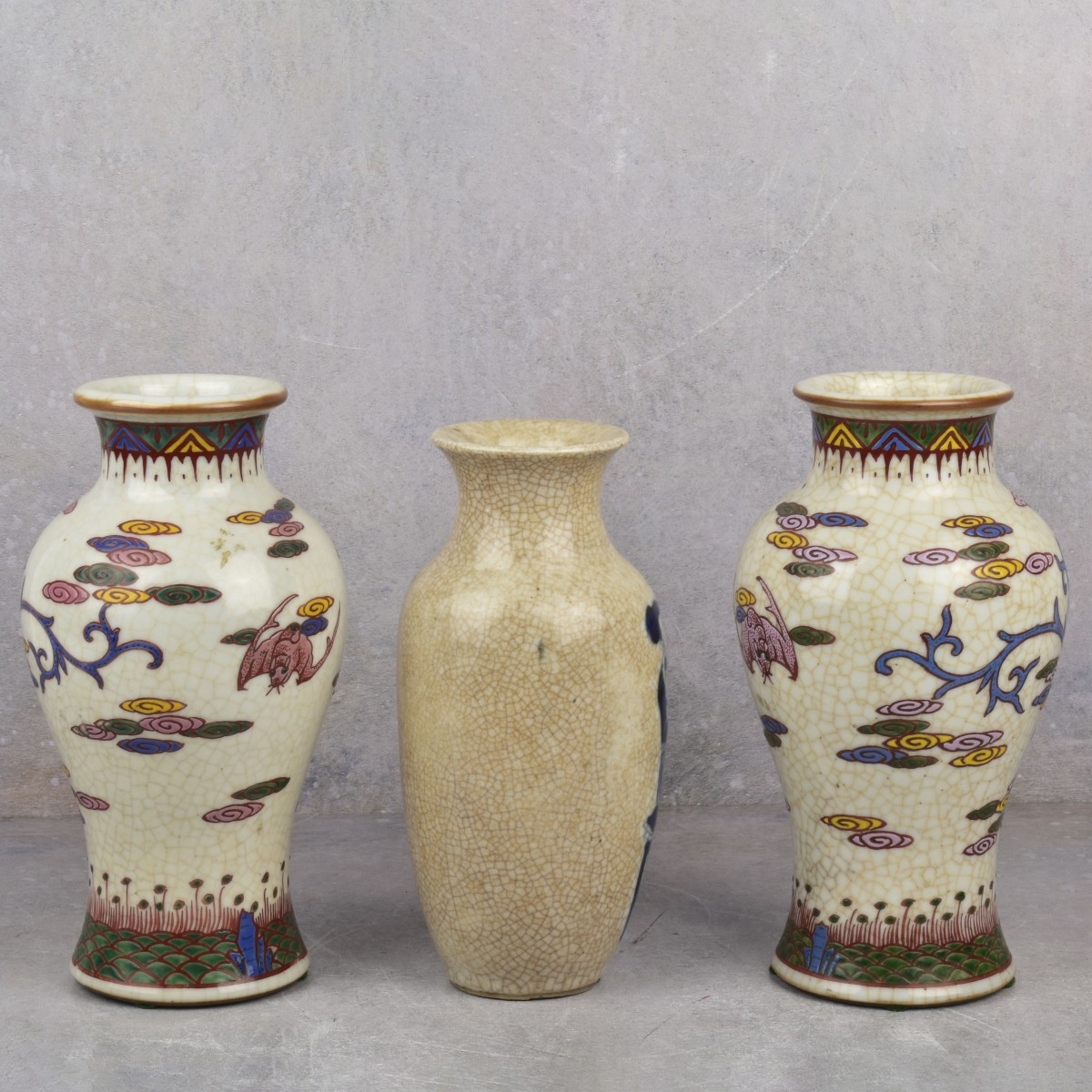 Chinese Hand Painted Porcelain Vases