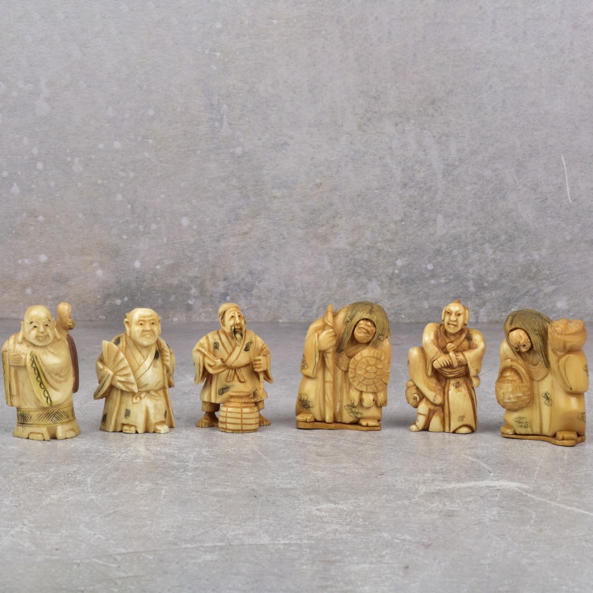 Antique Chinese Carved Netsuke's