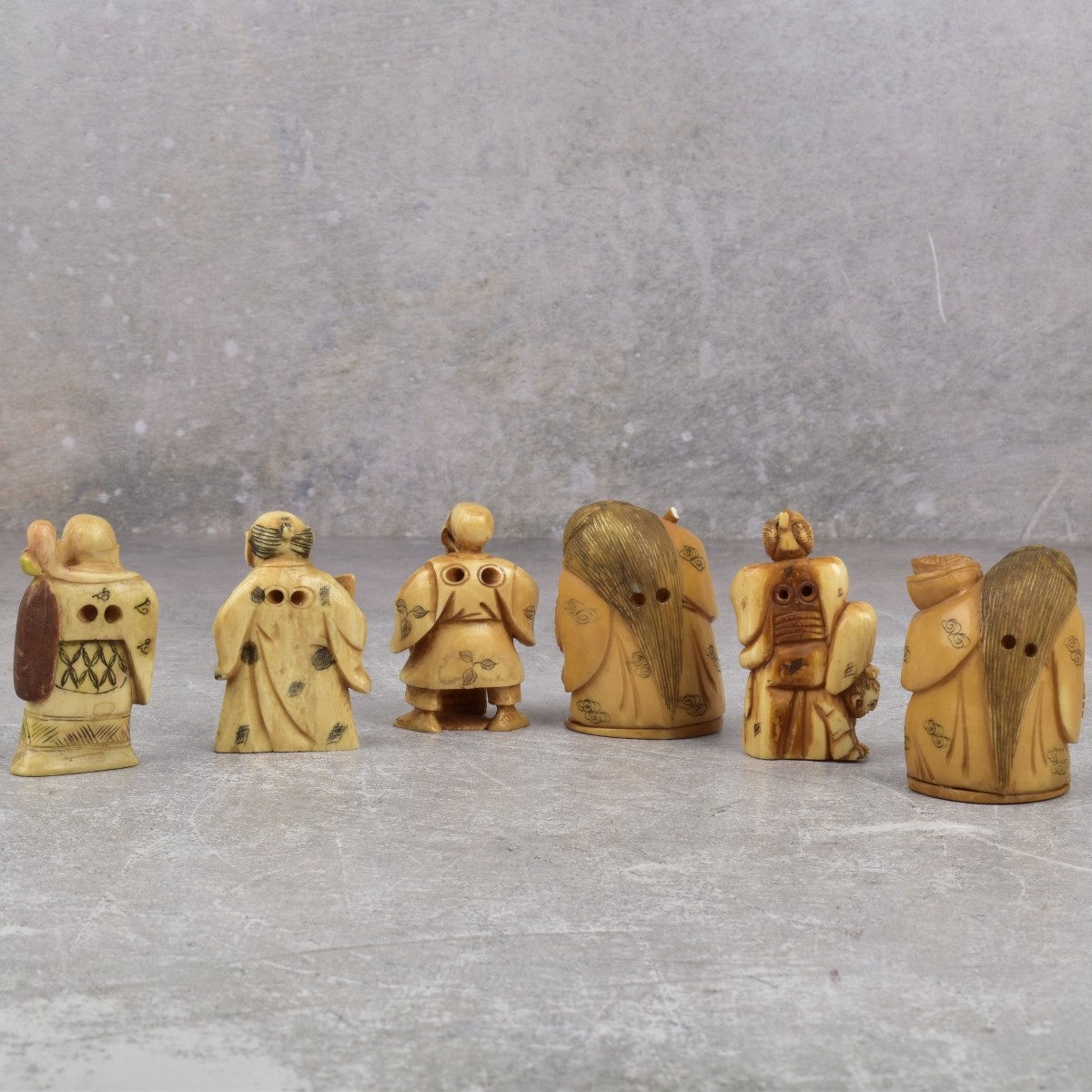 Antique Chinese Carved Netsuke's