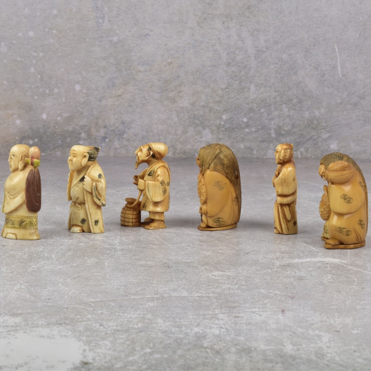 Antique Chinese Carved Netsuke's